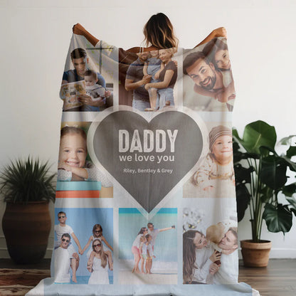 Daddy We Love You Blankets- PRE ORDER