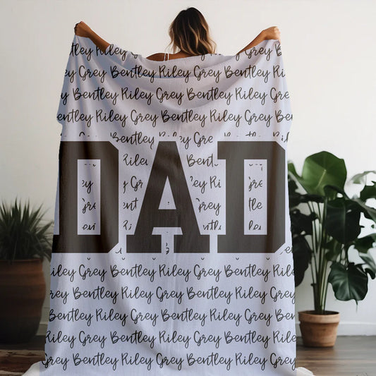 Dad Title Blanket- PRE ORDER