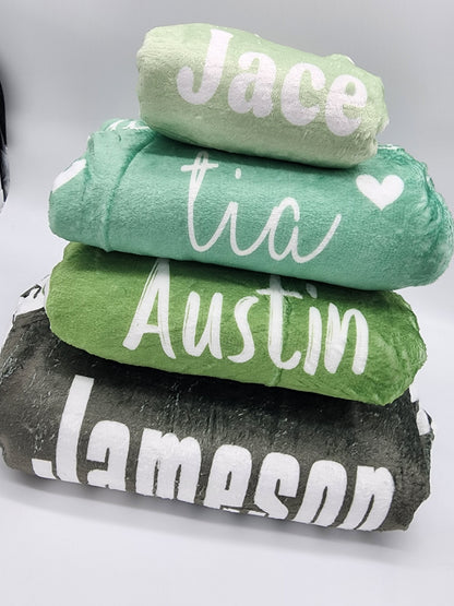 Custom Name Blanket