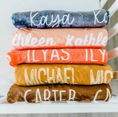 Custom Name Blanket