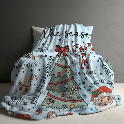 Christmas Name Blanket