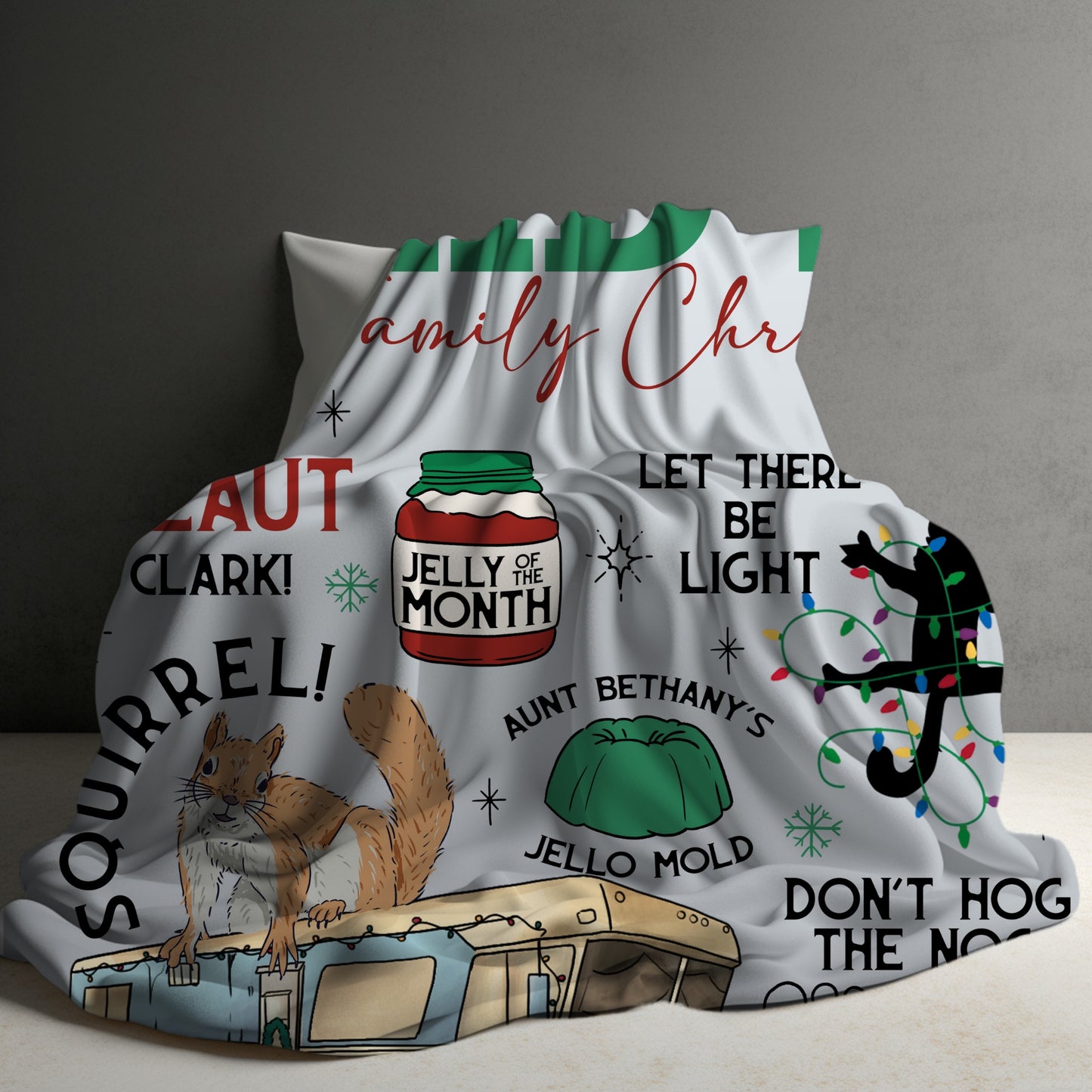 Christmas Name Blanket