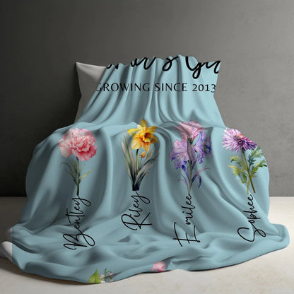 Grandma's Garden Blankets- PRE ORDER