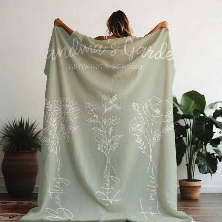 Grandma's Garden Blankets- PRE ORDER