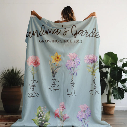 Grandma's Garden Blankets- PRE ORDER