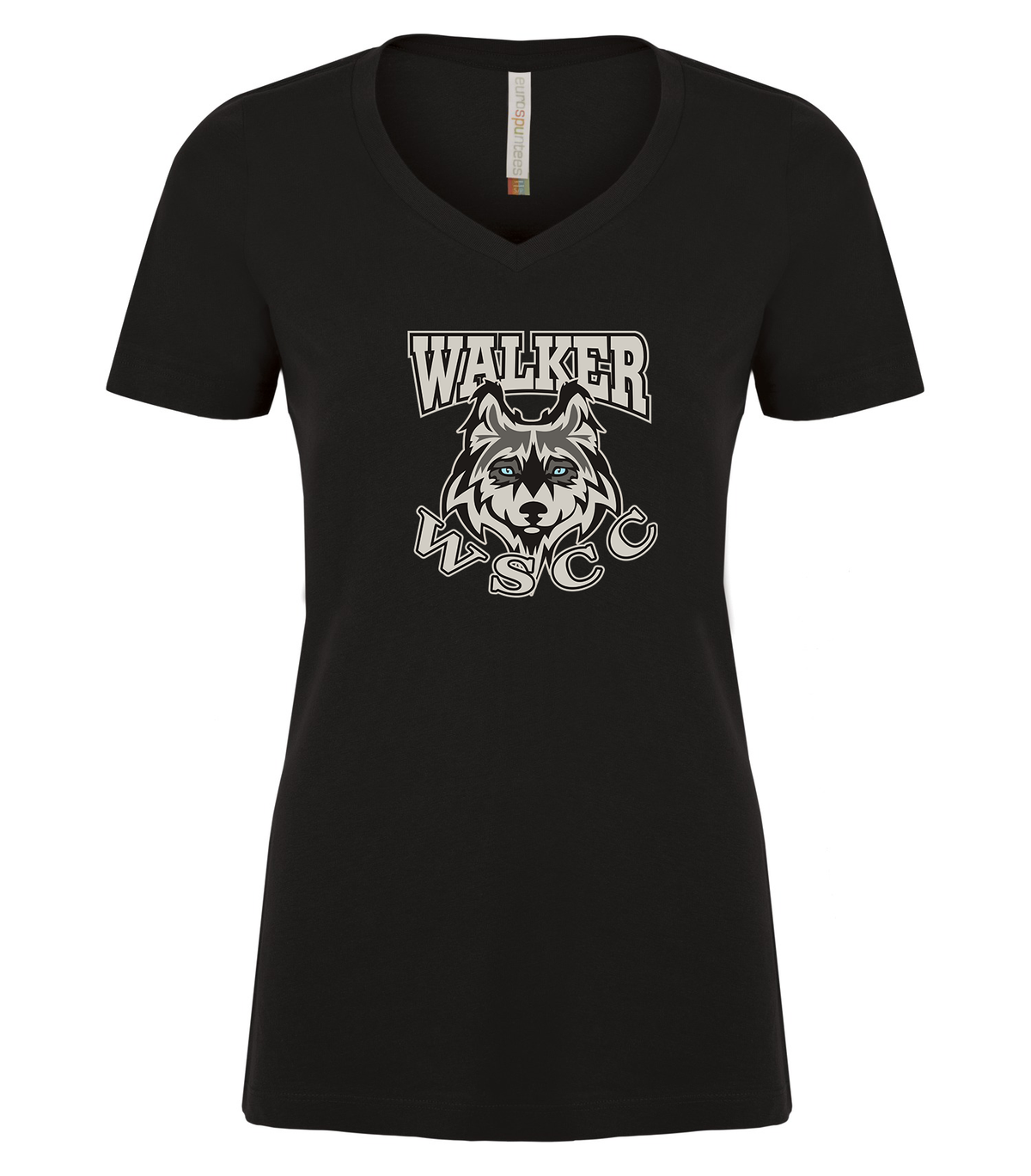 Walker Teacher and WSCC Vneck T-Shirt- Ladies sizing
