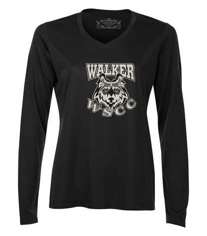 Walker Teacher and WSCC Longsleeve -Vneck- LADIES sizing